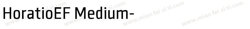 HoratioEF Medium字体转换